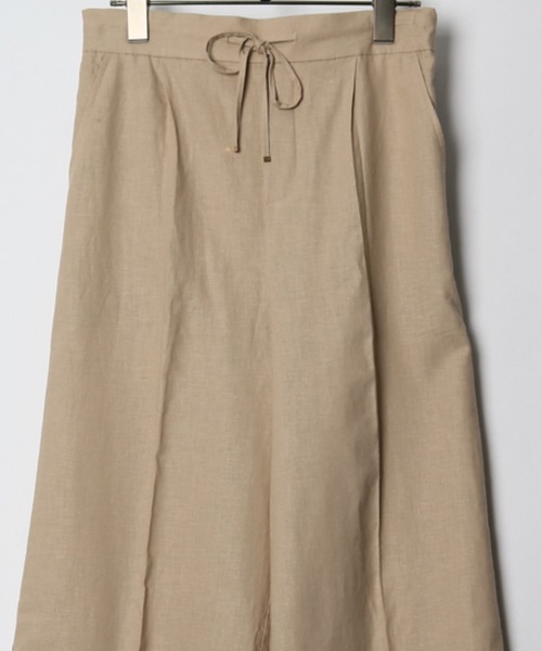ELVENCE DEUX(エルベンスドゥ)の「レーヨンアサワイドPT(その他パンツ・レディース・ベージュ/ブルー/グリーン/キナリ・S/M/L)」の13枚目の写真