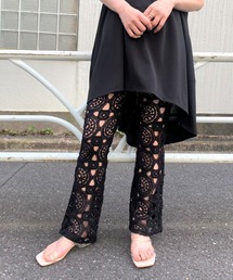 CIAOPANIC | 【SCENE/シーン】クロシェレースニットイージーパンツ/WEB限定(スラックス)