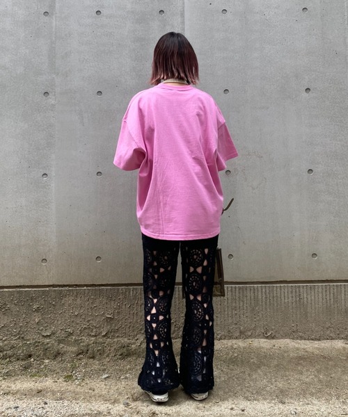 CIAOPANIC（チャオパニック）の「【SCENE by ciaopanic/シーン バイ チャオパニック】クロシェレースニットイージーパンツ/WEB・一部店舗限定（スラックス・レディース・ブラック/アイボリー・FREE）」の15枚目の写真