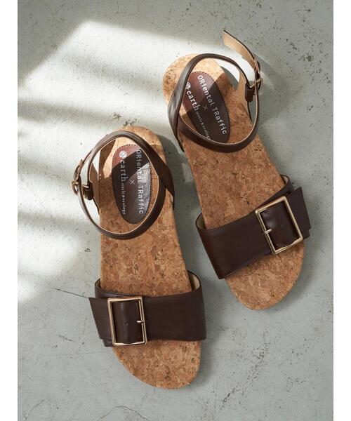 earth music&ecology（アースミュージックアンドエコロジー）の「ORiental TRaffic ベルトサンダル ＊（サンダル・レディース・ブラック/ブラウン・S/M/L）」の5枚目の写真