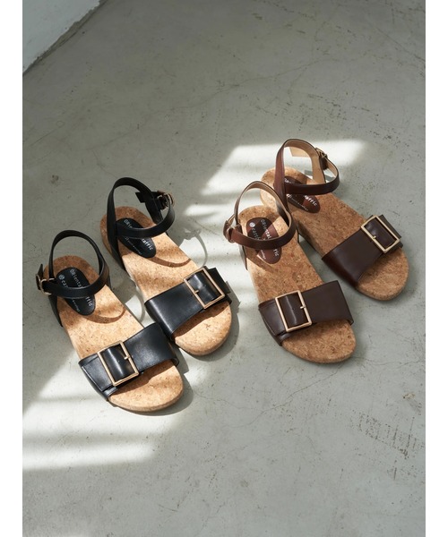 earth music&ecology（アースミュージックアンドエコロジー）の「ORiental TRaffic ベルトサンダル ＊（サンダル・レディース・ブラック/ブラウン・S/M/L）」の3枚目の写真