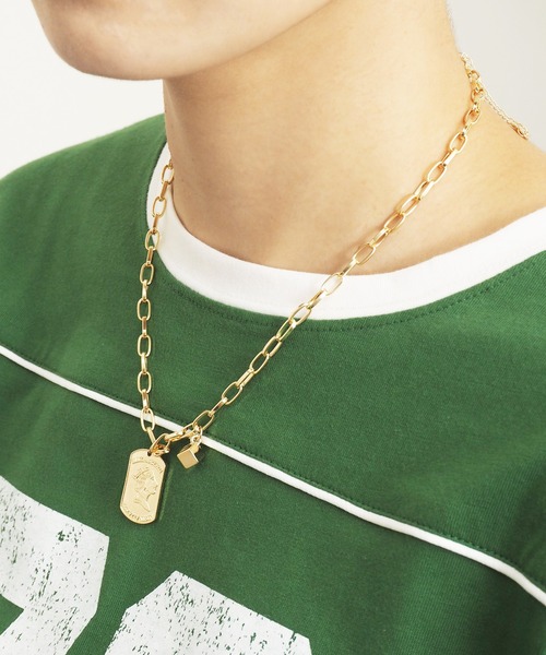 kutir(クティール)の「プレートネックレス(ネックレス・レディース・ゴールド・FREE)」の1枚目の写真