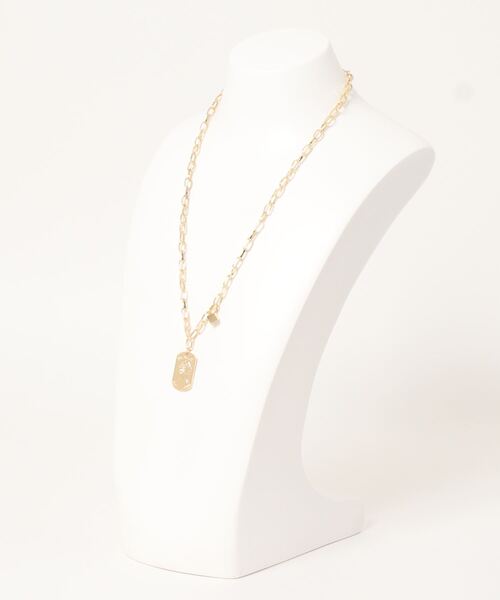 kutir(クティール)の「プレートネックレス(ネックレス・レディース・ゴールド・FREE)」の8枚目の写真