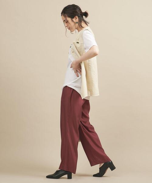 BEAUTY&YOUTH UNITED ARROWS(ビューティーアンドユースユナイテッドアローズ)の「【別注】<Wrangler>デニムベスト ∴◆(ベスト・レディース・オフホワイト/ブラック・FREE)」の4枚目の写真