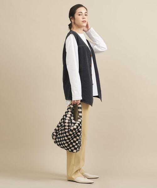 BEAUTY&YOUTH UNITED ARROWS(ビューティーアンドユースユナイテッドアローズ)の「【別注】<Wrangler>デニムベスト ∴◆(ベスト・レディース・オフホワイト/ブラック・FREE)」の9枚目の写真