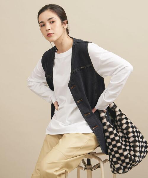 BEAUTY&YOUTH UNITED ARROWS(ビューティーアンドユースユナイテッドアローズ)の「【別注】<Wrangler>デニムベスト ∴◆(ベスト・レディース・オフホワイト/ブラック・FREE)」の11枚目の写真