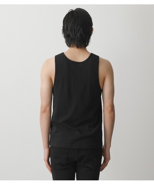 AZUL by moussy(アズールバイマウジー)の「TACK FRAISE TANK TOP/タックフリースタンクトップ(タンクトップ・メンズ・ホワイト/ブラック・SMALL/X-LARGE/MEDIUM/LARGE)」の7枚目の写真