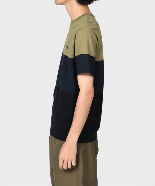 PS Paul Smith（ピーエスポールスミス）の「カラーパネルゼブラT 