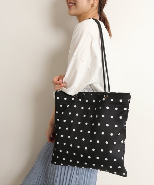 SLOBE IENA（スローブイエナ）の「SLOBE IENA ECO トートバッグ◆（トートバッグ・レディース・ブラック/ホワイト・FREE）」の18枚目の写真