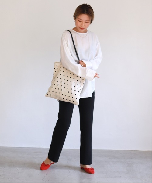 SLOBE IENA（スローブイエナ）の「SLOBE IENA ECO トートバッグ◆（トートバッグ・レディース・ブラック/ホワイト・FREE）」の21枚目の写真