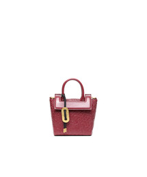 レディース MIXマテリアル モノグラム スモールトートバッグ