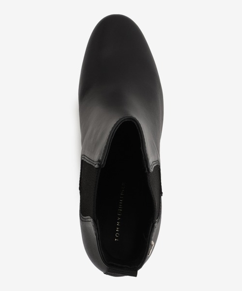 TOMMY HILFIGER(トミーヒルフィガー)の「【オンライン限定】アンクルリアルレザーブーツ(ブーツ・レディース・ブラック・23cm/23.5cm/24cm)」の5枚目の写真