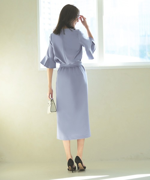 RUIRUE BOUTIQUE(ルイルエブティック)の「ラップスカート(スカート・レディース・チャコール/ブルーグレー/ベージュ・マルチサイズ)」の17枚目の写真