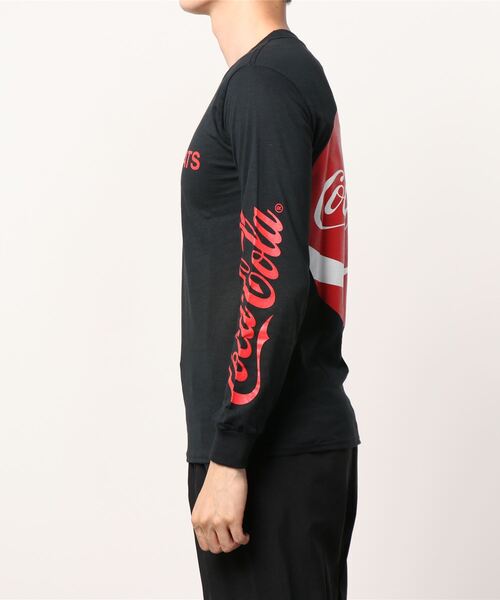 24karats(トゥウェンティーフォーカラッツ)の「Coca-Cola Tee LS(Tシャツ/カットソー・メンズ・レッド/ブラック/ホワイト・SMALL/LARGE/MEDIUM)」の6枚目の写真