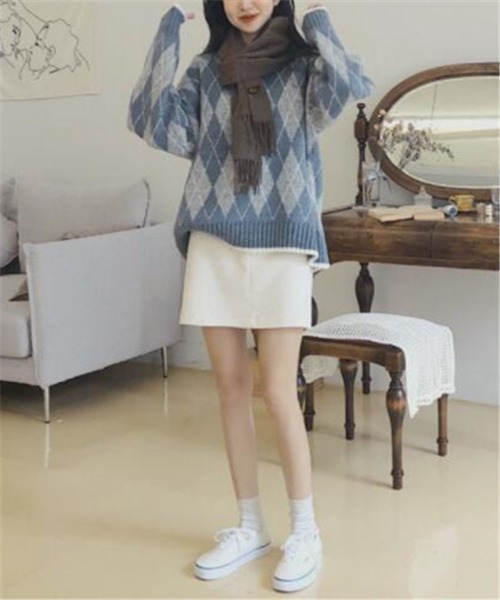 MAISON DE THERESE(メゾン ド テレーズ)の「オーバーシルエット ノルディック ニット(ニット/セーター・レディース・A/B・FREE)」の13枚目の写真