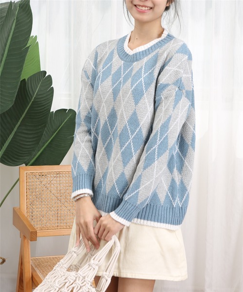 MAISON DE THERESE(メゾン ド テレーズ)の「オーバーシルエット ノルディック ニット(ニット/セーター・レディース・A/B・FREE)」の17枚目の写真
