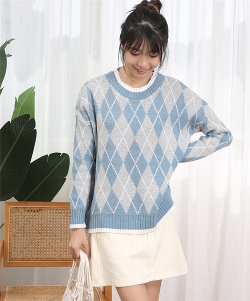 MAISON DE THERESE(メゾン ド テレーズ)の「オーバーシルエット ノルディック ニット(ニット/セーター・レディース・A/B・FREE)」の19枚目の写真