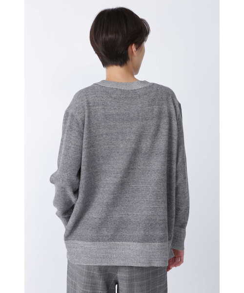 human woman（ヒューマンウーマン）の「◆サイドボタンニットプルオーバー（ニット/セーター・レディース・ホワイト系その他/グレー系その他・MEDIUM）」の19枚目の写真