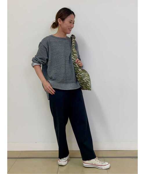 human woman（ヒューマンウーマン）の「◆サイドボタンニットプルオーバー（ニット/セーター・レディース・ホワイト系その他/グレー系その他・MEDIUM）」の22枚目の写真