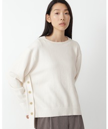human woman | ◆サイドボタンニットプルオーバー(ニット/セーター)