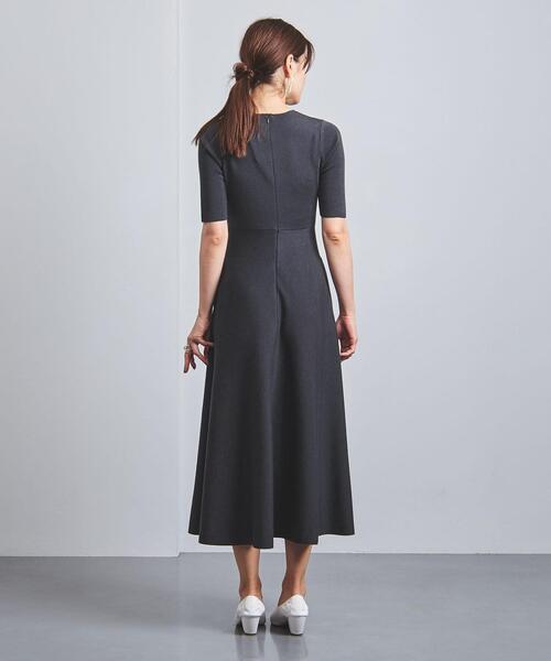 UNITED ARROWS（ユナイテッドアローズ）の「＜UNITED ARROWS＞ロング フレアワンピース RPSP/G（ワンピース・レディース・ブラック/ダークグレー・フリー）」の8枚目の写真