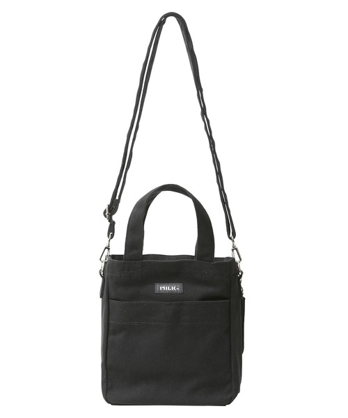 MILKFED.（ミルクフェド）の「STENCIL SQUARE SHOULDER BAG（ショルダーバッグ・レディース・ホワイト/ブラック/ベージュ・ONE SIZE）」の18枚目の写真