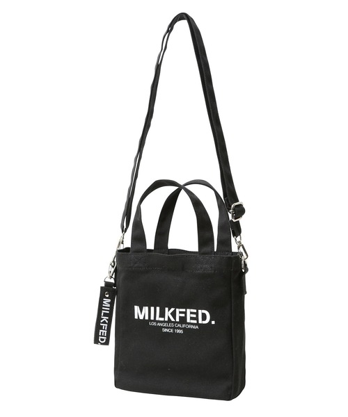 MILKFED.（ミルクフェド）の「STENCIL SQUARE SHOULDER BAG（ショルダーバッグ・レディース・ホワイト/ブラック/ベージュ・ONE SIZE）」の19枚目の写真