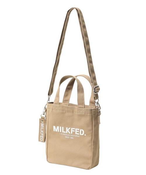 MILKFED.（ミルクフェド）の「STENCIL SQUARE SHOULDER BAG（ショルダーバッグ・レディース・ホワイト/ブラック/ベージュ・ONE SIZE）」の8枚目の写真