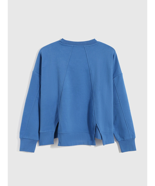 GAP（ギャップ）の「オーバーサイズ ラウンドヘム クルーネック スウェット（スウェット・レディース・ブルー/ブラック/ネイビー/グレー系その他/その他・XS/S/M/L/XL/XXS）」の8枚目の写真