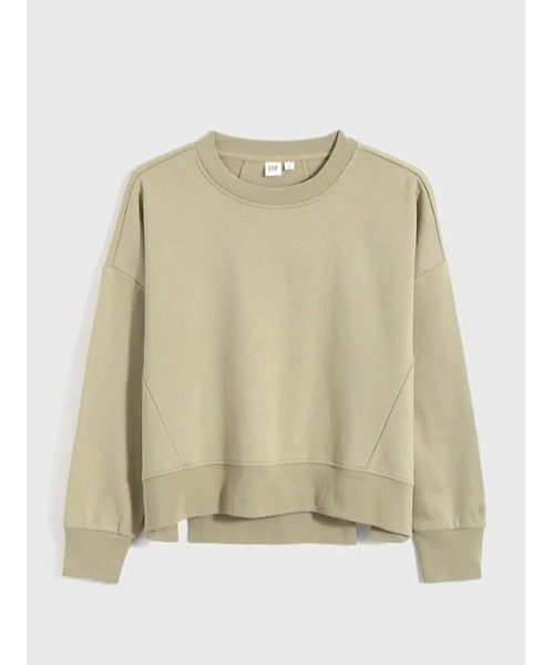 GAP（ギャップ）の「オーバーサイズ ラウンドヘム クルーネック スウェット（スウェット・レディース・ブルー/ブラック/ネイビー/グレー系その他/その他・XS/S/M/L/XL/XXS）」の6枚目の写真