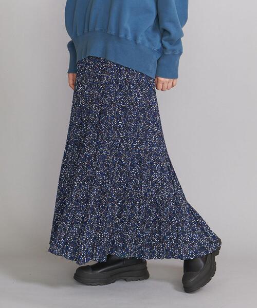 BEAUTY&YOUTH UNITED ARROWS（ビューティーアンドユースユナイテッドアローズ）の「BY フラワープリントプリーツ スカート◆（スカート・レディース・ピンク/ナチュラル/コバルトブルー・S/M）」の15枚目の写真