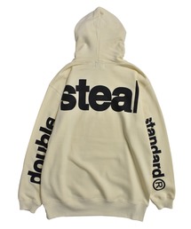 DOUBLE STEAL | 3 Back Print 裏毛パーカー(パーカー)