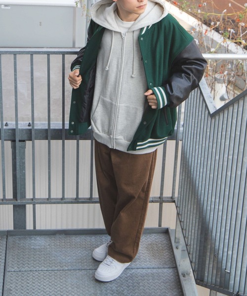 WEGO（ウィゴー）の「WEGO/キルティングスタジャン（スタジャン・メンズ・ブラック/ダークグリーン/ワインレッド/パープル/ネイビー/グリーン/レッド・MEDIUM/LARGE/X-LARGE）」の16枚目の写真