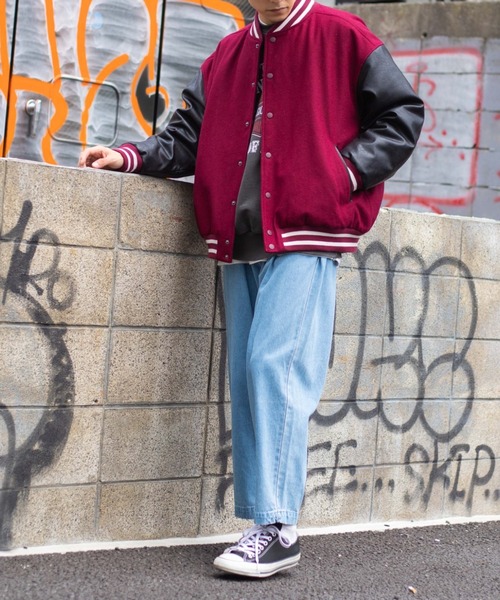 WEGO（ウィゴー）の「WEGO/キルティングスタジャン（スタジャン・メンズ・ブラック/ダークグリーン/ワインレッド/パープル/ネイビー/グリーン/レッド・MEDIUM/LARGE/X-LARGE）」の14枚目の写真