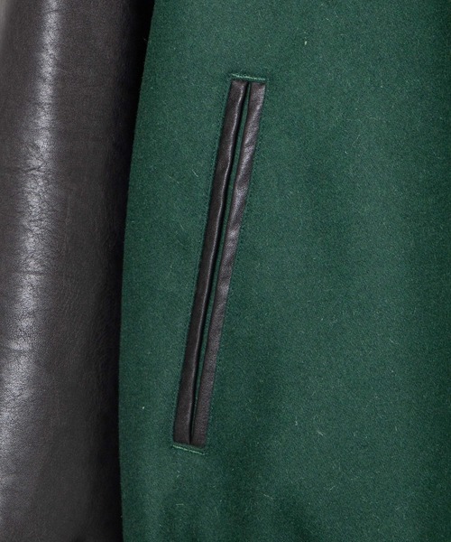 WEGO（ウィゴー）の「WEGO/キルティングスタジャン（スタジャン・メンズ・ブラック/ダークグリーン/ワインレッド/パープル/ネイビー/グリーン/レッド・MEDIUM/LARGE/X-LARGE）」の17枚目の写真