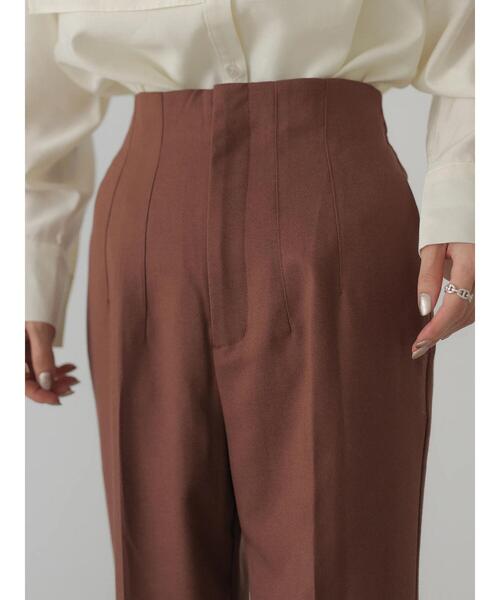rem closet(レムクローゼット)の「テーパードパンツ(その他パンツ・レディース・ブラウン/グレイッシュベージュ・S/XS)」の6枚目の写真