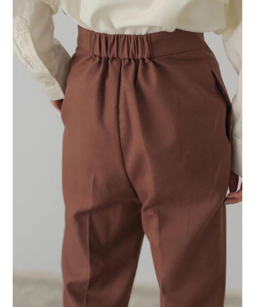 rem closet(レムクローゼット)の「テーパードパンツ(その他パンツ・レディース・ブラウン/グレイッシュベージュ・S/XS)」の14枚目の写真