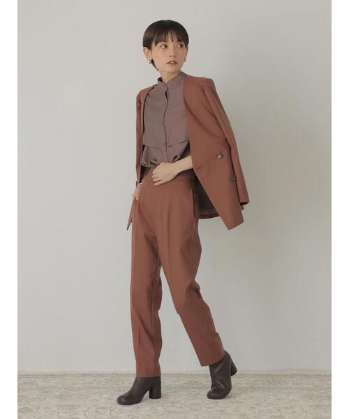 rem closet(レムクローゼット)の「テーパードパンツ(その他パンツ・レディース・ブラウン/グレイッシュベージュ・S/XS)」の21枚目の写真