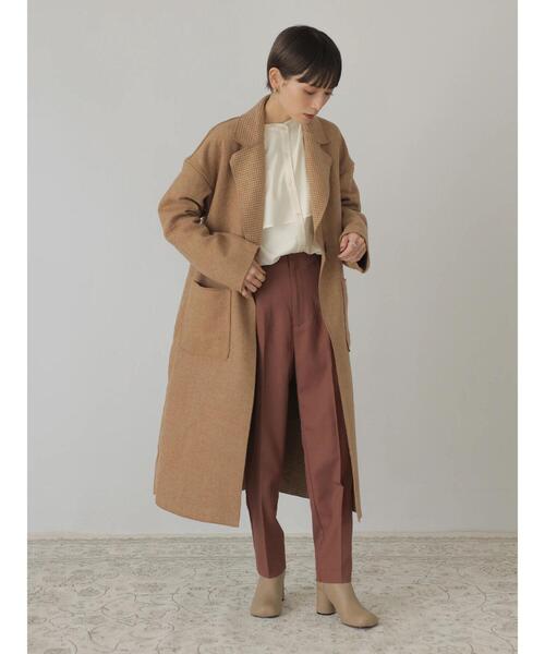 rem closet(レムクローゼット)の「テーパードパンツ(その他パンツ・レディース・ブラウン/グレイッシュベージュ・S/XS)」の19枚目の写真