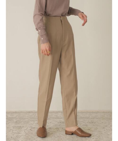 rem closet(レムクローゼット)の「テーパードパンツ(その他パンツ・レディース・ブラウン/グレイッシュベージュ・S/XS)」の10枚目の写真