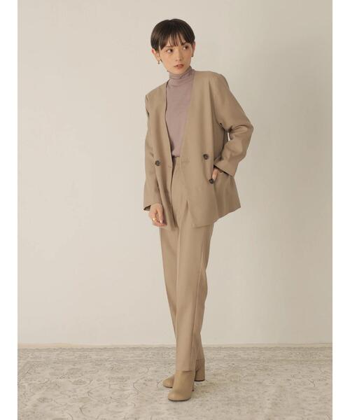 rem closet(レムクローゼット)の「テーパードパンツ(その他パンツ・レディース・ブラウン/グレイッシュベージュ・S/XS)」の13枚目の写真