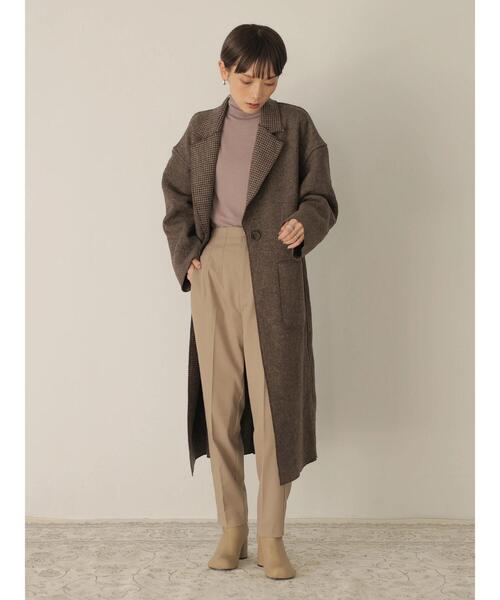 rem closet(レムクローゼット)の「テーパードパンツ(その他パンツ・レディース・ブラウン/グレイッシュベージュ・S/XS)」の8枚目の写真