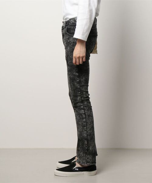 semantic design（セマンティックデザイン）の「セマンティックデザイン/semantic designMADE IN JAPAN パイソン ブーツカット スキニーデニムパンツ（デニムパンツ・メンズ・ホワイト×ブラック・MEDIUM/LARGE）」の2枚目の写真