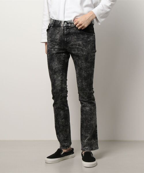 semantic design（セマンティックデザイン）の「セマンティックデザイン/semantic designMADE IN JAPAN パイソン ブーツカット スキニーデニムパンツ（デニムパンツ・メンズ・ホワイト×ブラック・MEDIUM/LARGE）」の12枚目の写真