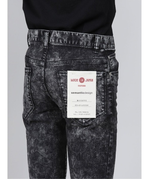 semantic design（セマンティックデザイン）の「セマンティックデザイン/semantic designMADE IN JAPAN パイソン ブーツカット スキニーデニムパンツ（デニムパンツ・メンズ・ホワイト×ブラック・MEDIUM/LARGE）」の11枚目の写真