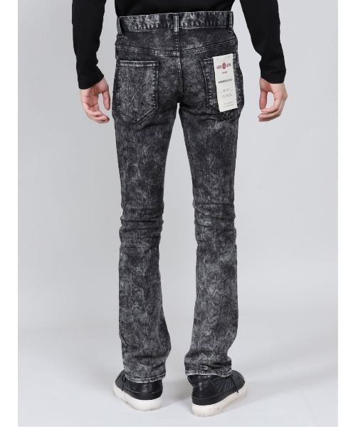 semantic design（セマンティックデザイン）の「セマンティックデザイン/semantic designMADE IN JAPAN パイソン ブーツカット スキニーデニムパンツ（デニムパンツ・メンズ・ホワイト×ブラック・MEDIUM/LARGE）」の10枚目の写真