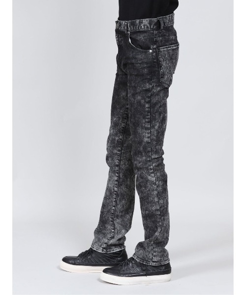 semantic design（セマンティックデザイン）の「セマンティックデザイン/semantic designMADE IN JAPAN パイソン ブーツカット スキニーデニムパンツ（デニムパンツ・メンズ・ホワイト×ブラック・MEDIUM/LARGE）」の7枚目の写真