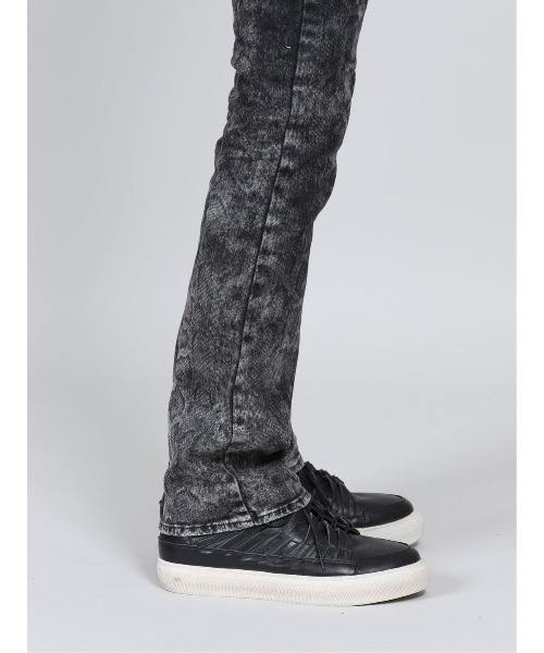 semantic design（セマンティックデザイン）の「セマンティックデザイン/semantic designMADE IN JAPAN パイソン ブーツカット スキニーデニムパンツ（デニムパンツ・メンズ・ホワイト×ブラック・MEDIUM/LARGE）」の5枚目の写真