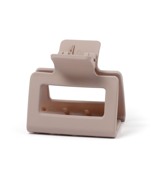 LAKOLE（ラコレ）の「スクエアマットミニヘアクリップ / 238533（バレッタ/ヘアクリップ・レディース・ブラウン/ブルー/オフホワイト/パープル/オリーブ/ライトブルー/サンドグレー/チャコール/クリーム/ブラック/グレー/カーキ・FREE）」の5枚目の写真