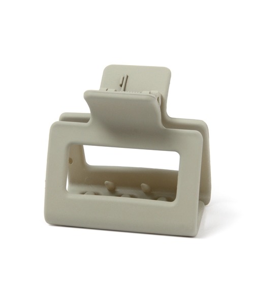 LAKOLE（ラコレ）の「スクエアマットミニヘアクリップ / 238533（バレッタ/ヘアクリップ・レディース・ブラウン/ブルー/オフホワイト/パープル/オリーブ/ライトブルー/サンドグレー/チャコール/クリーム/ブラック/グレー/カーキ・FREE）」の9枚目の写真